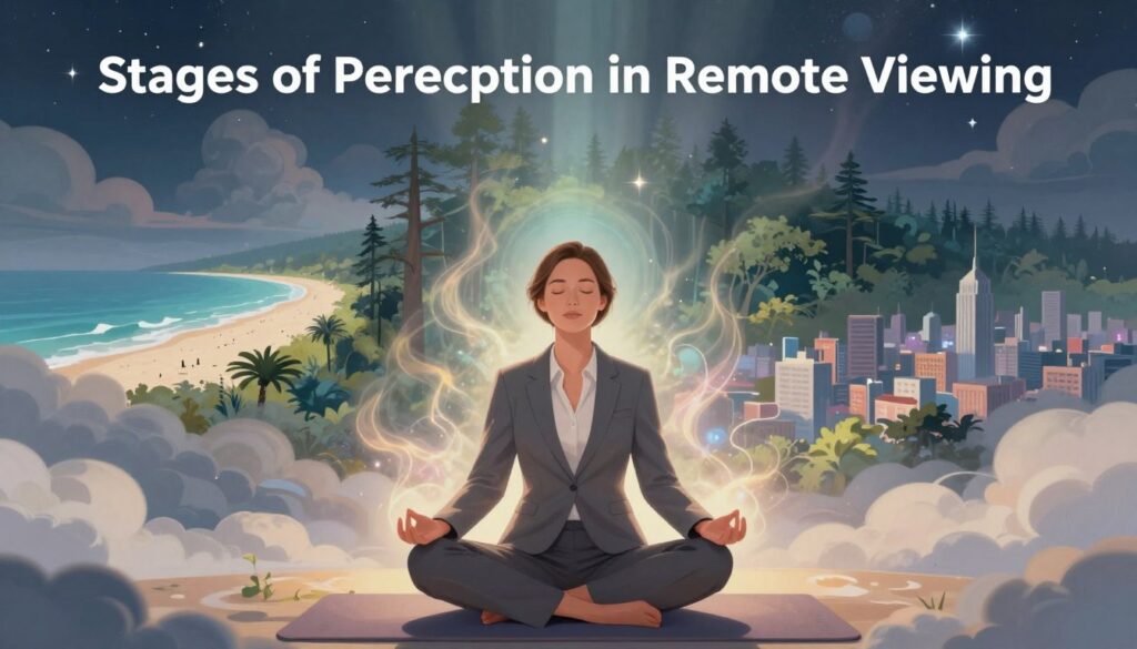 stages of perception remote viewing